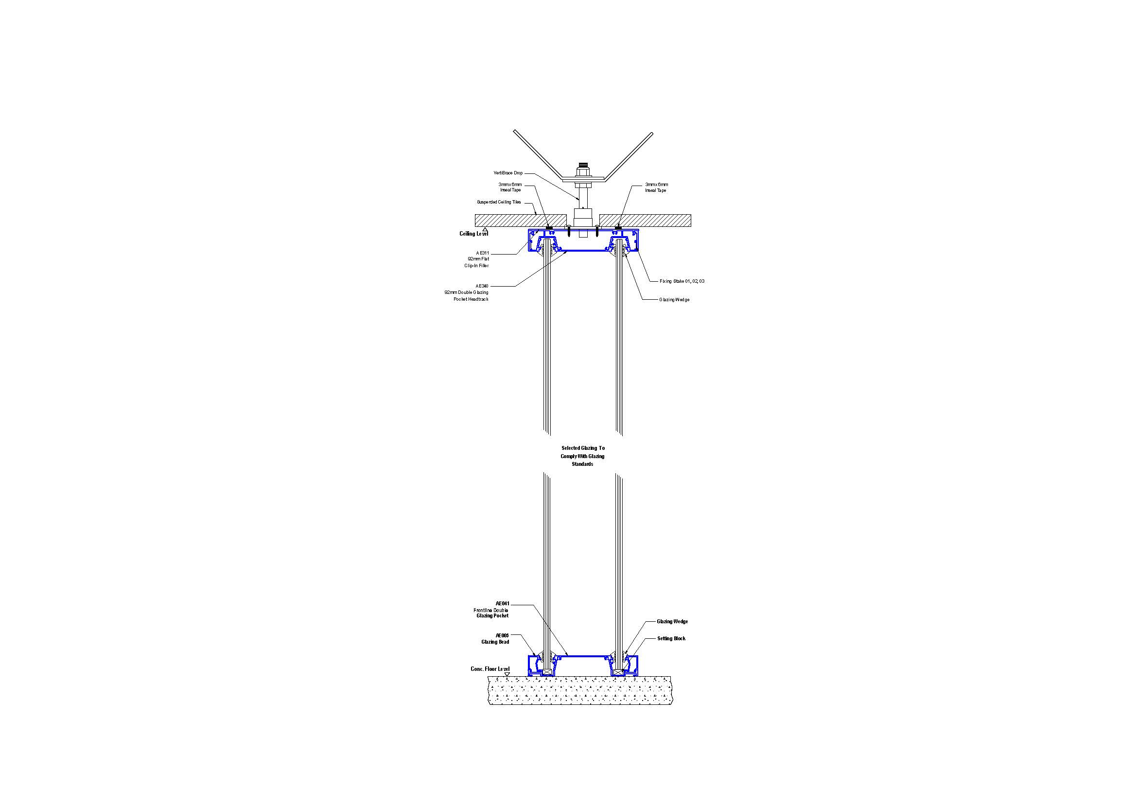 F92-05 92mm Double Glazing